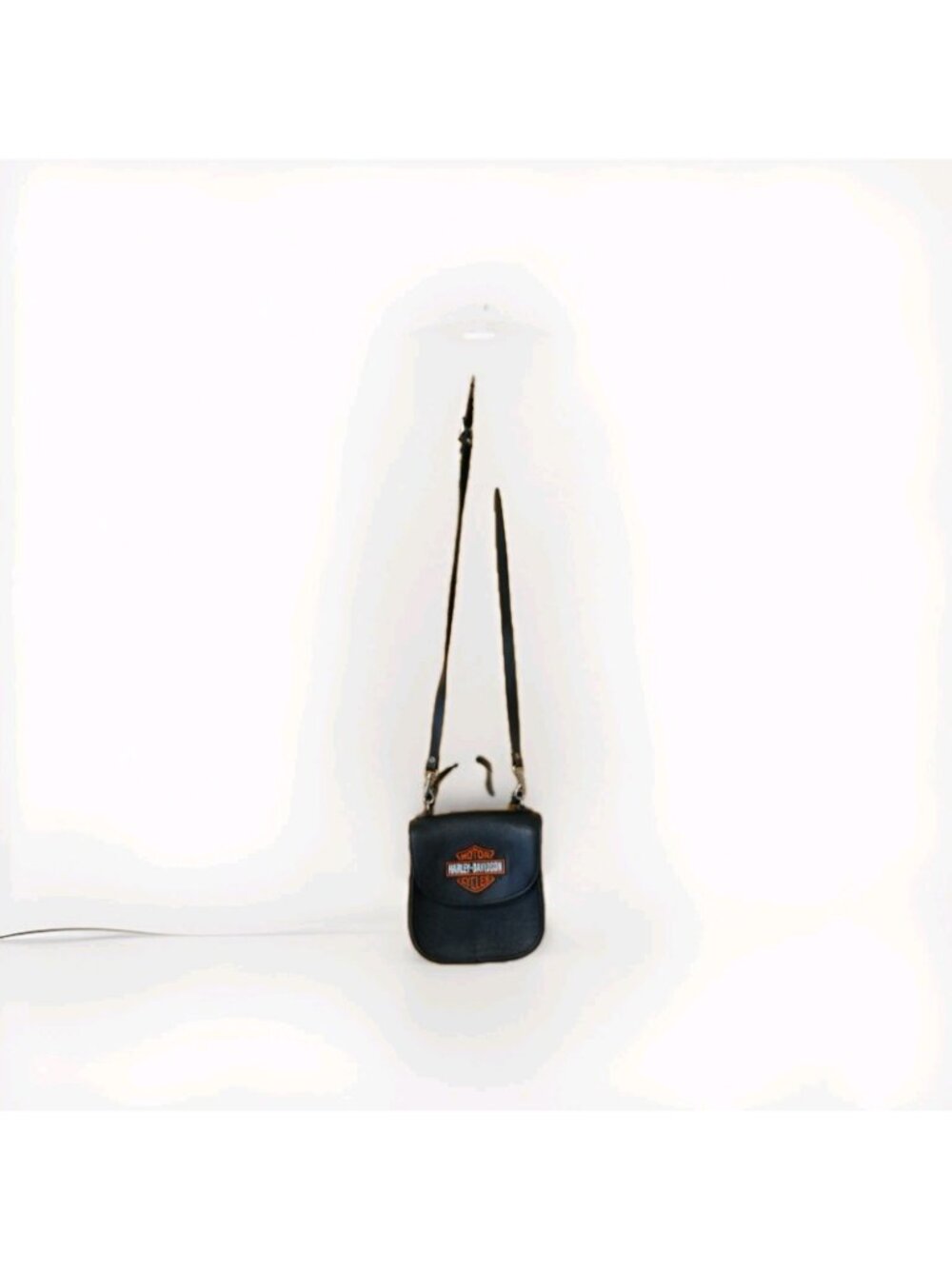 VTG Harley-Davidson Leather Embroidered Mini Crossbody Saddle Bag Purse Y2K - Picture 3 of 16